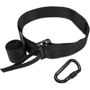 Hunting Tree Stand Safety Harness Tree Strap, Climbing Stand Quick Connect Tree Anchor Strap Belt with Adjustable Metal Hook, Outdoor Hunting Tree Stand Safety Equipment Accessories Kit