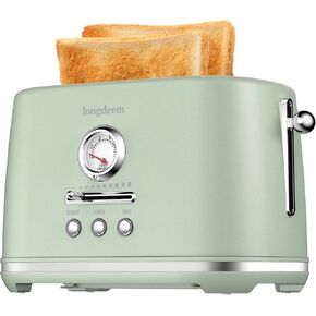 2-Slice Toaster, Wide Slots, Auto Shut-Off, 6 Shade Dial. Perfect for Fruit Bread, Bagels, Waffles, Lift & Look and Frozen Options, Easy-Clean Crumb Tray, Red