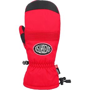 686 Men's Lander Mitt - 10k Fabric with DWR, Accordion Stretch Panel, and Synthetic Leather Palm - Water & Weather Resistant
