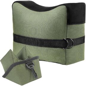 Front & Rear Shooting Bags - 900D Shooting Rest Bags, Gun Rifle Shooting with Thick Suede Leather Topper, Multi-functional Bench Rest, Target Sports Shooting Sandbag Stand Holders - Unfilled