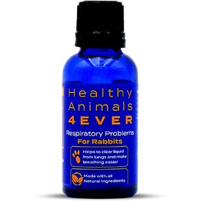 HealthyAnimals4Ever All-Natural Rabbit Respiratory Treatment | Effective Homeopathic Support for Respiratory Health | Preventive Care for Snuffles & URI Rabbit Breathing Relief Tablets | 300 Count