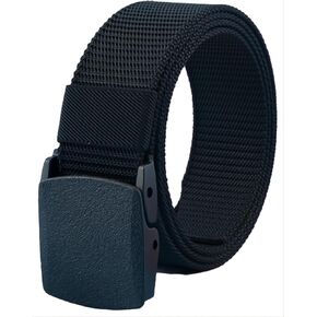 JacobsParts Heavy Duty Tactical Military Style Belt, Hypoallergenic Plastic Buckle,