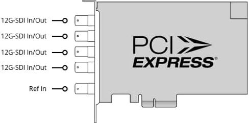 بطاقة التقاط وتشغيل Blackmagic Design DeckLink 8K Pro PCIe | ما يصل إلى 8Kp60 | 4 قنوات 12G-SDI | تتضمن روابط كابلات SolidSignal | موزع معتمد | BDLKHCPRO8K12G in Kuwait