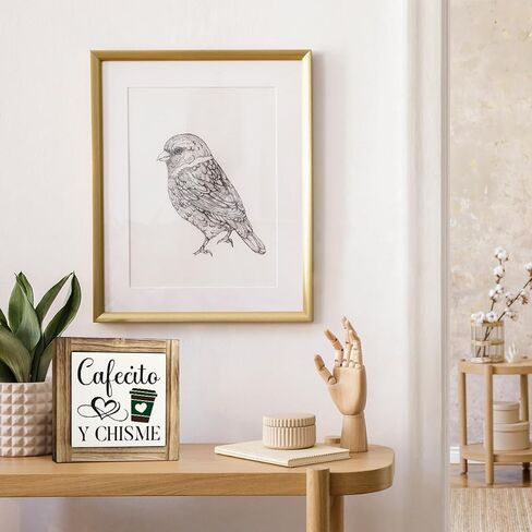Coffee Decor, Coffee Sign, Coffee Beans Decor, Box Sign Wood Desk Sign Decor, Decorative Wooden Table Sign, Coffee Signs for Home Kitchen Decor, Cafe Tabletop Decor, Coffee Station Sign 5.9×5.9inch in Saudi Arabia