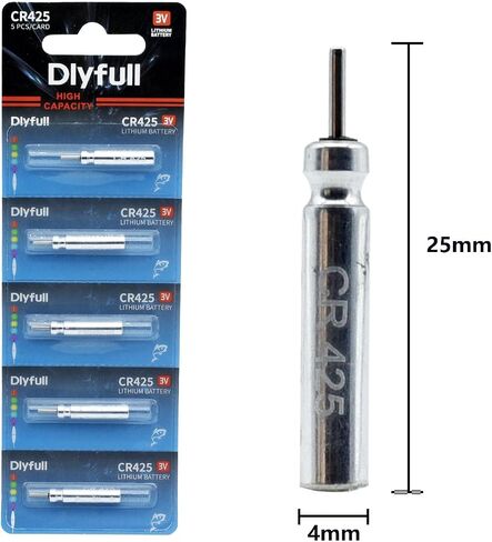 CR311,322,425,435, 3v Lithium Ion Pin Batteries for Bobber,Float,Rod Tips Light Glow Stick(CR 425-3V 20PCS) 1 in Saudi Arabia