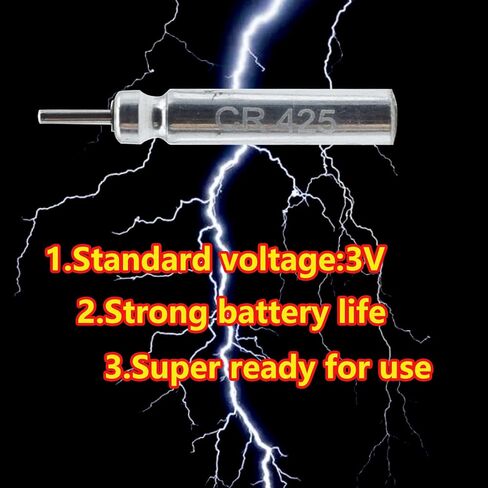 CR311,322,425,435, 3v Lithium Ion Pin Batteries for Bobber,Float,Rod Tips Light Glow Stick(CR 425-3V 20PCS) 1 in Saudi Arabia
