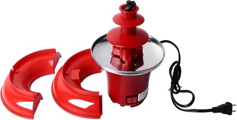 Chocolate Fountain Machine, 3 Tiers Mini Electric Melting Machine with Detachable Serving Tray for Parties, Wedding, Chocolate, Cheese, BBQ Sauce, Ranch, Liqueurs in Saudi Arabia