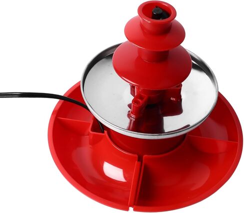 Chocolate Fountain Machine, 3 Tiers Mini Electric Melting Machine with Detachable Serving Tray for Parties, Wedding, Chocolate, Cheese, BBQ Sauce, Ranch, Liqueurs in Saudi Arabia
