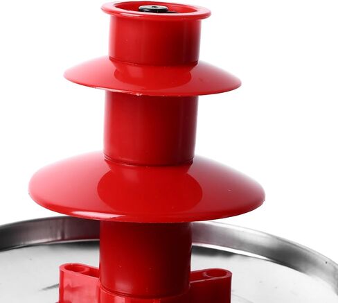 Chocolate Fountain Machine, 3 Tiers Mini Electric Melting Machine with Detachable Serving Tray for Parties, Wedding, Chocolate, Cheese, BBQ Sauce, Ranch, Liqueurs in Saudi Arabia