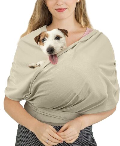 PINVNBY Dog Sling Carrier, Adjustable Hands Free Puppy Pouch Front Cat Sling Carrier Adjustable Shoulder Small Animals Sling for Small Dogs Pet Carrier Bag for Outdoor in Saudi Arabia