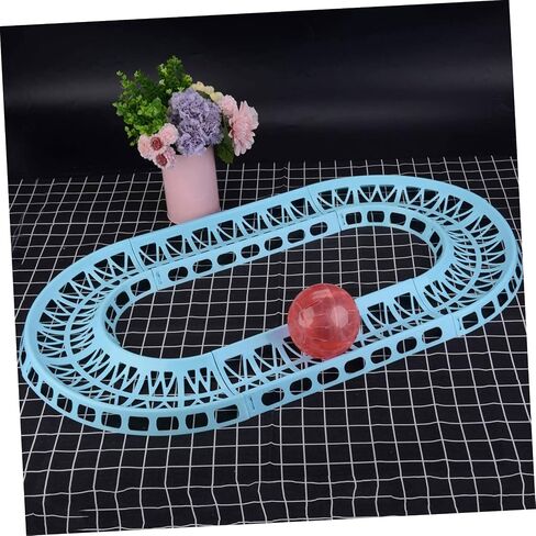 Milisten Hamster Hamster Track Toy Small Pet Supplies Hamster Toys Small Animal Supplies Jumping Ball Track Hamster Exercise Track Hamster Exercise Toy Small Animal Track for Hamster in Saudi Arabia