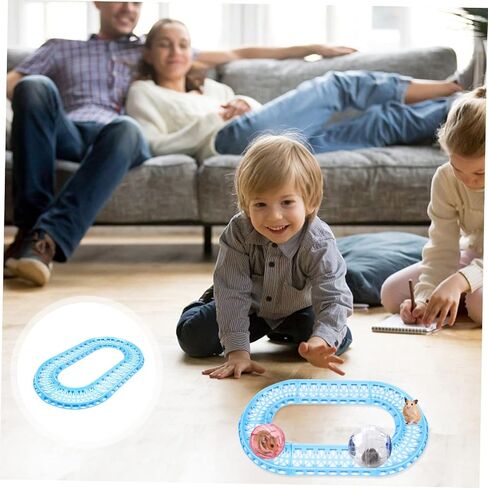 Milisten Hamster Hamster Track Toy Small Pet Supplies Hamster Toys Small Animal Supplies Jumping Ball Track Hamster Exercise Track Hamster Exercise Toy Small Animal Track for Hamster in Saudi Arabia