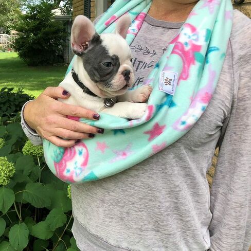 Critter Cuddler Small Animal Carrier and Bonding Pouch Anti-Anxiety Interactive Play Exercise Ring Therapeutic for Pet & Handler Small Dog Cat Hedgehog Puppy Travel Sling - Made in USA (Bugaboo) in Saudi Arabia
