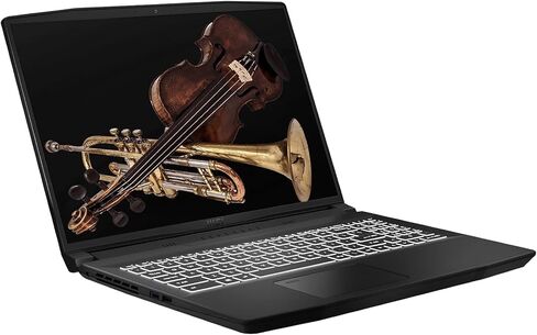 كمبيوتر محمول MSI Creator M16 الاحترافي: شاشة 16 بوصة QHD+ 60 هرتز 100% DCI-P3، Intel Core i7-11800H، NVIDIA GeForce RTX 3050، ذاكرة الوصول العشوائي 16 جيجابايت، 512 جيجابايت NVME SSD، Win10 PRO، أسود (A11UD-672) in Kuwait