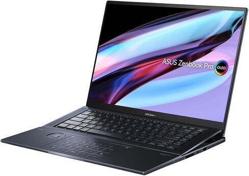 ASUS Zenbook Pro 16X OLED 16 بوصة 4K OLED 16:10 شاشة تعمل باللمس، قرص، وحدة المعالجة المركزية Intel i7-12700H، رسومات GeForce RTX 3060، ذاكرة الوصول العشوائي 16 جيجابايت، 1 تيرابايت SSD، Windows 11 Home، أسود، UX7602ZM-DB74T in Saudi Arabia