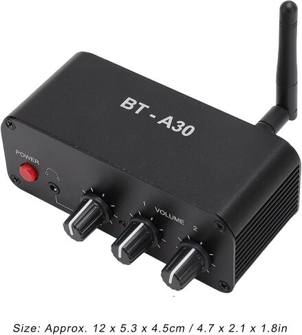 مضخم صوت أولي، 20 ديسيبل مضخم تشغيلي مزدوج NE5532 مضخم صوت ستيريو BT5.0، مع منفذ 3.5 مم، لمكبر صوت فونو الدوار، لنظام مضخم الصوت المنزلي in Saudi Arabia
