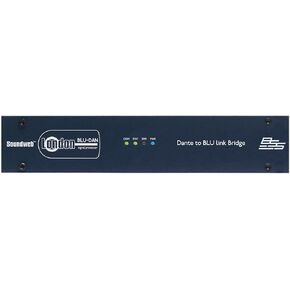 BSS BLU-DAN | 256 Channel Low Latency Half Rack Dante BLU Link Bridge Signal Processor