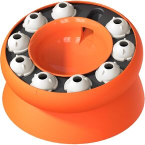 Slow Feeders Anti-Slip Drainage Cat Bowl with Toy - Pet Supplies for Cats - Pink