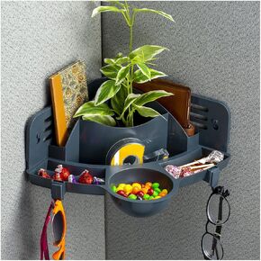 Officemate Verticalmate Cubicle Shelf, Slate Gray (29232)