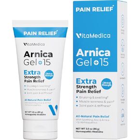 VitaMedica | Arnica Montana | Gel | Bruises | Joint Pain | Muscle Relief | Calendula | Comfrey | Witch Hazel | Soothing Aloe | Water Based | 3 Ounces | Homeopathic | Made in USA | BBL Supplies