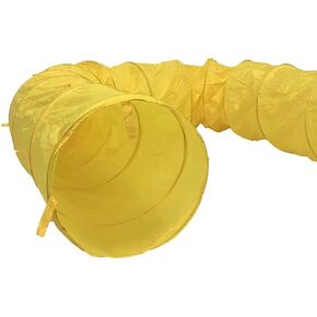Midlee Dog Agility Tunnel with Stakes & Carry Bag, 17' Long