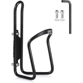 USHAKE Water Bottle Cages, Basic MTB Bike Bicycle Alloy Aluminum Lightweight Water Bottle Holder Cages Brackets(2 Pack- Drilled Holes Required)