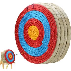 Cifupy Traditional Hand-Made Archery Target 3/5/7 Layers Straw Archery Target,Arrow Target for Recurve Bow Longbow for Outdoor Hunting Shooting Practice Archery (20 Inch Targets for Backyard)