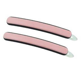 French Amie Rounded Oblong Small 2.5" Cellulose No Metal Set of 2 French Hair Slides Clips for Women Tige Boule Clasp Handmade Girls Side Slide-in Barrette Clip Paris Hair Accessories for Women Strong Hold No Slip Grip Fashion Durable and Styling, Made in