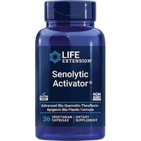 Life Extension Senolytic Activator - with Quercetin, Fisetin - For Immune Support, Anti-Aging & Longevity - Supports Systemic Rejuvenation - Non-GMO, Gluten-Free - 36 Vegetarian Capsules