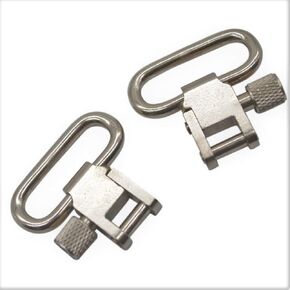TRIROCK 2-Pack Silver 1.0 Inch Quick Detachable Heavy Duty Sling Swivel for Sling Quick Release Swivels