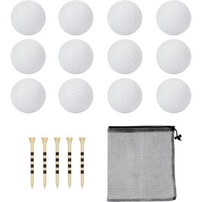 40 Pack Foam Golf Practice Balls - Realistic Feel and Limited Flight Training Balls for Indoor or Outdoor