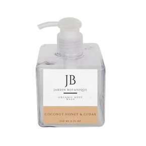 Coconut Honey & Cedar Organic Body Wash (8 oz bottle)