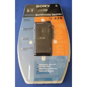 Sony Pressman M-425 Microcassette Recorder