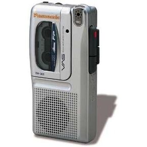 Panasonic RN3053 MicroCassette Recorder Bundle