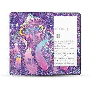 MightySkins Glossy Glitter Skin Compatible with Amazon Kindle Paperwhite 5 6.8-inch 11th Gen (2021) Full Wrap - Bad Trip | Protective High-Gloss Glitter Finish | Easy to Apply | Made in The USA
