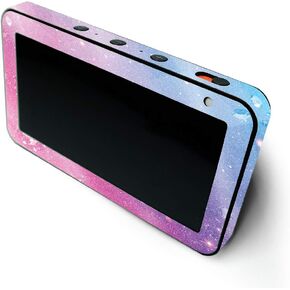 MightySkins Glossy Glitter Skin for Amazon Echo Show 5 (Gen 1 & Gen 2) - Pink Diamond | Durable High-Gloss Glitter Finish | Easy to Apply and Change Style | Made in The USA