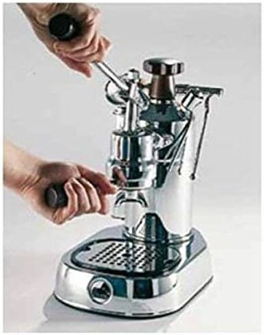 ماكينة اسبريسو La Pavoni PSW-16 Stradavari سعة 16 كوب، كروم مع مقابض خشبية، فضي (متجدد) in Saudi Arabia