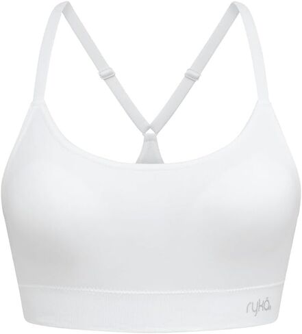 Ryka Women's Katharina Seamless Yoga Racerback Sports Bra with Removable Pads, 3 Pack, MCRCHP/MCRCHP/M, Large in Saudi Arabia