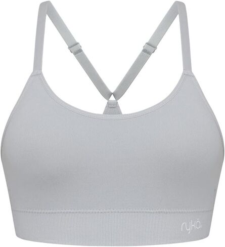 Ryka Women's Katharina Seamless Yoga Racerback Sports Bra with Removable Pads, 3 Pack, MCRCHP/MCRCHP/M, Large in Saudi Arabia