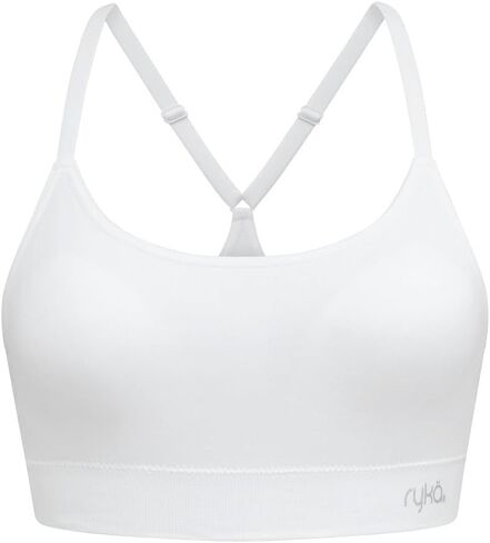 Ryka Women's Katharina Seamless Yoga Racerback Sports Bra with Removable Pads, 3 Pack, MCRCHP/MCRCHP/M, Large in Saudi Arabia