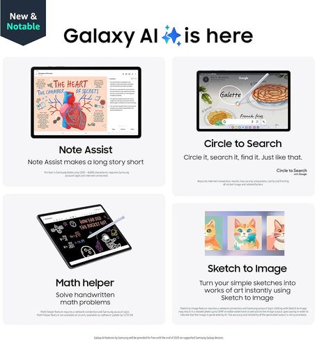 SAMSUNG Galaxy Tab S10+ Plus 12.4" 512GB, Android Tablet, Circle to Search, Sketch to Image, Durability, Long Battery Life, AMOLED 2X Screen, S Pen Included, US Version, 2024, Moonstone Gray in Saudi Arabia