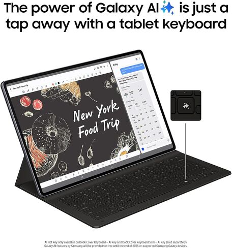 SAMSUNG Galaxy Tab S10+ Plus 12.4" 512GB, Android Tablet, Circle to Search, Sketch to Image, Durability, Long Battery Life, AMOLED 2X Screen, S Pen Included, US Version, 2024, Moonstone Gray in Saudi Arabia