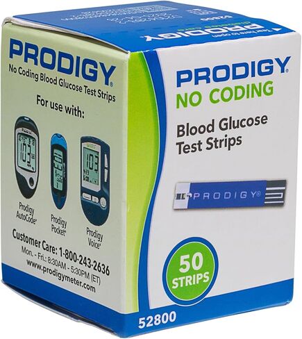 Prodigy No Coding Blood Glucose Test Strips (50 ct) in Saudi Arabia