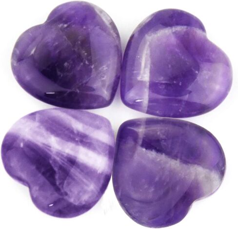 Marrywindix 15 Packs 0.8 Inches Healing Crystal Natural Rose Stone Heart Love Carved Palm Worry Stone Chakra Reiki Balancing in Saudi Arabia