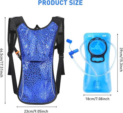 Hydration Pack with 2L Hydration Bladder Lightweight Insulation Water Rucksack Backpack Bladder Bag Cycling Bicycle Bike/Hiking Climbing Pouch in Saudi Arabia