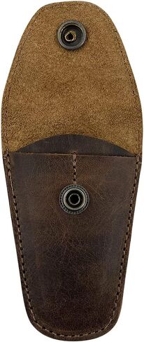 Hide & Drink, Nail Care Case Handmade from Full Grain Leather - Store Personal Care Items, Curved Scissors, Nail Clippers - Ideal for Manicure or Pedicure On The Go (Brown, Full Grain Leather) in Saudi Arabia