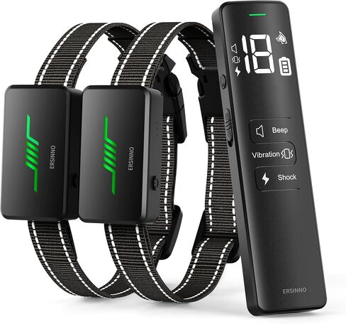 Dog Shock Collar with Remote Control - 3300Ft Dog Training Collar with Waterproof, Rechargeable Electronic bark Collar for Large Medium Small Dogs 5-120 lbs, Training with Beep,Vibration,Safe Shock in Saudi Arabia