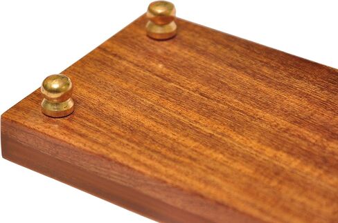 PALM ROYAL HANDICRAFTS 3 Track Continuous Wooden Cribbage Board of (120 House) Inlaid in Teak and Maple Wood Stylish Storage Box Available in Saudi Arabia