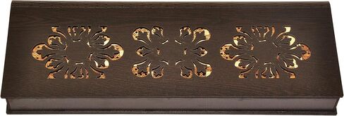 PALM ROYAL HANDICRAFTS 3 Track Continuous Wooden Cribbage Board of (120 House) Inlaid in Teak and Maple Wood Stylish Storage Box Available in Saudi Arabia