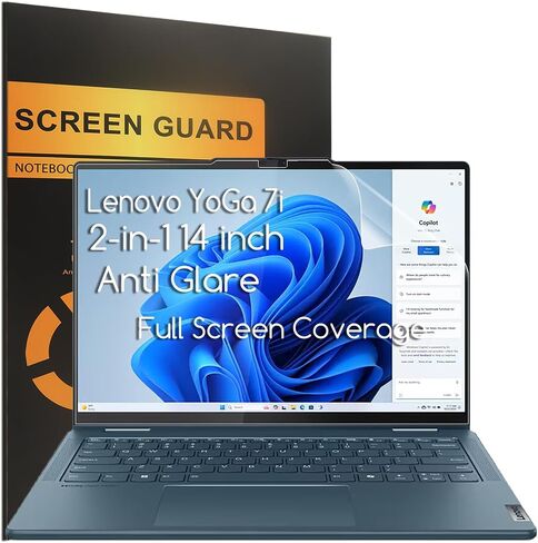 KEANBOLL 3-Pack Anti Glare Screen Protector for Lenovo Yoga 7i / Yoga 7 14 2-in-1 Touchscreen Laptop-(14 inch), Eye Protection Anti Fingerprint Screen Filter in Saudi Arabia